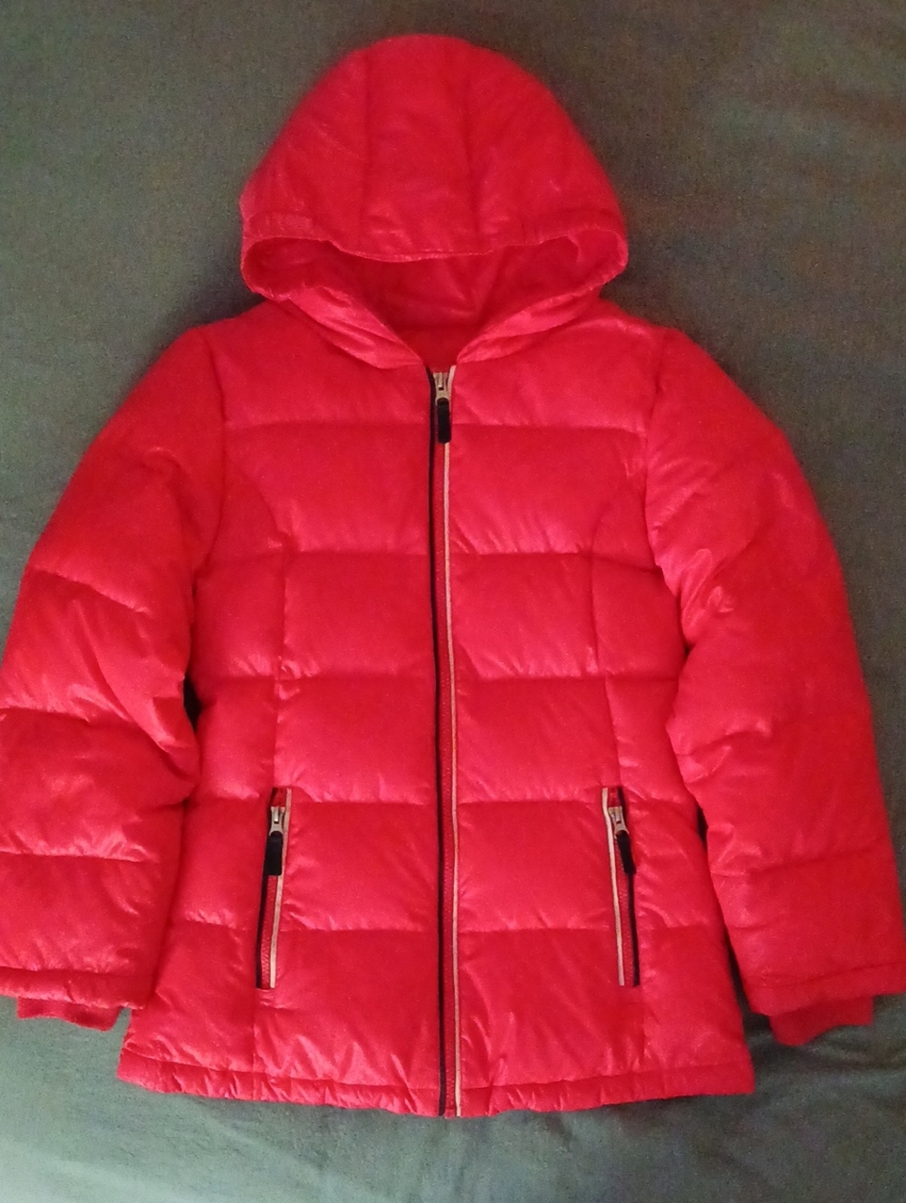Lands' End Kids Hooded Lightweight Down Puffer Jacket